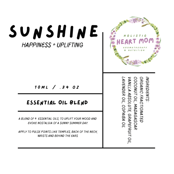 Essential oil blend for happiness + uplifting