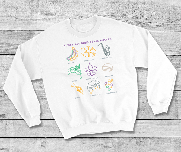 Mardi Gras Sweatshirt