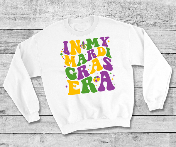 "In My Mardi Gras Era" Mardi Gras Sweatshirt