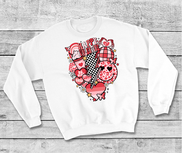 Retro Valentines Sweatshirt