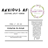 Essential oil blend for anxiety: sooth, uplift + renew