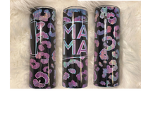 MAMA Purple Cheetah Tumbler