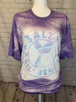 Salty Lil Beach Mermaid Purple Tshirt